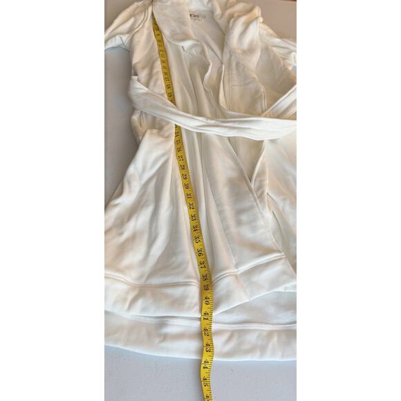 UGG Duffield Robe Womens Large Cream Fleece SOFT Comfort Classic Lux Angel Bath - Picture 5 of 16